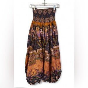 NIB Pinkerton from Anthropologie Silk Harem Romper or Pants Womens Size XS/S